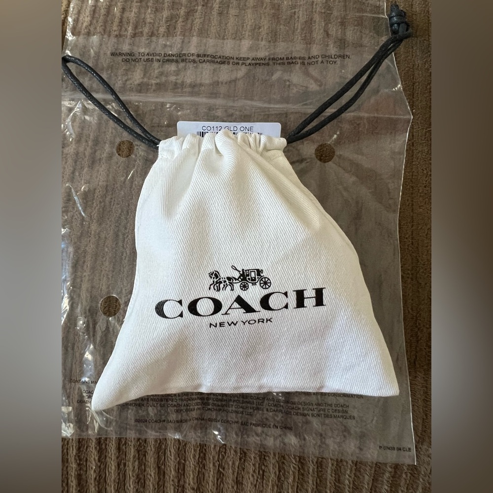Coach Iconic Charm Chain Necklace nwt; sold out online - Picture 5 of 6